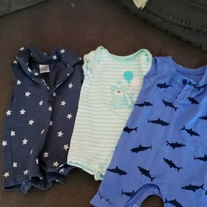0-3 mo rompers